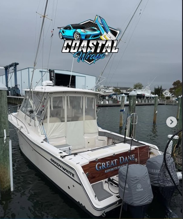 Coastal Wraps marine graphics project